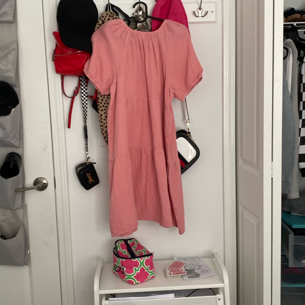 Wonder nation size xl peach colored dress for women